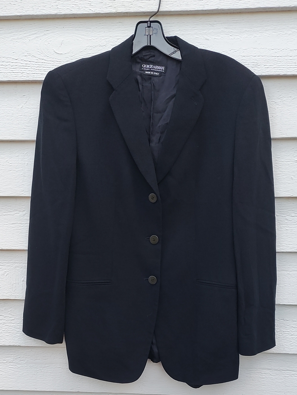 Giorgio Armani Women's Single Breasted  Navy-Black Blazer